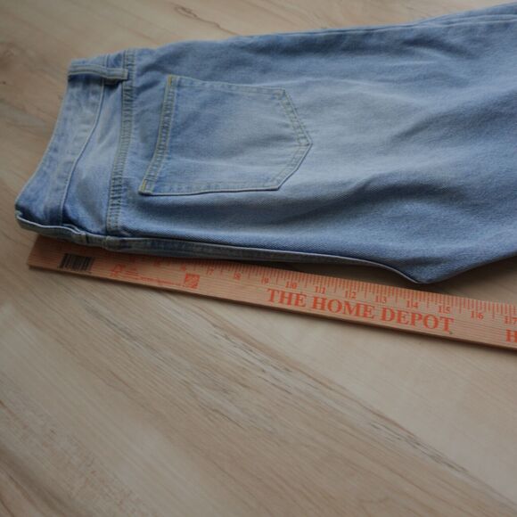 Cider Women Large Jeans Barrel High Waist Light Wash Blue - Picture 5 of 7
